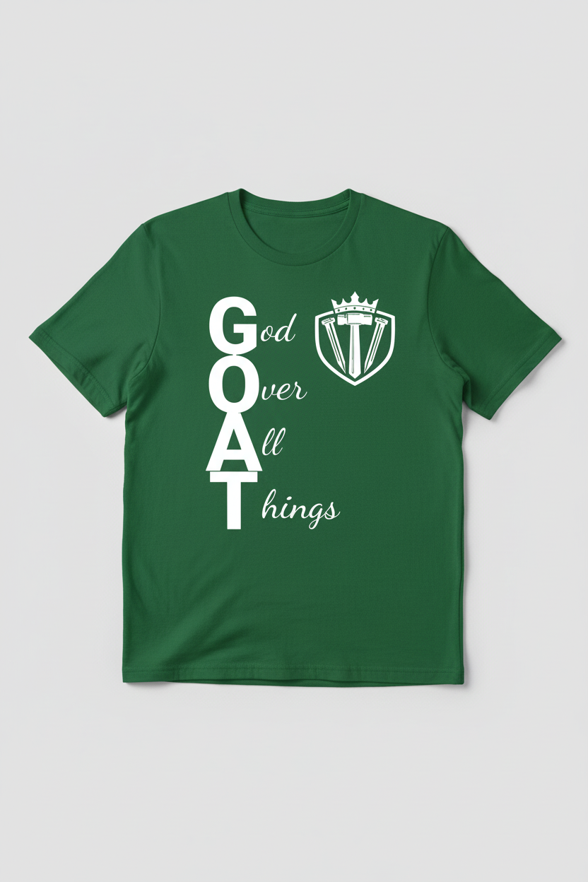 GOAT Forest Green T-Shirt Mockup