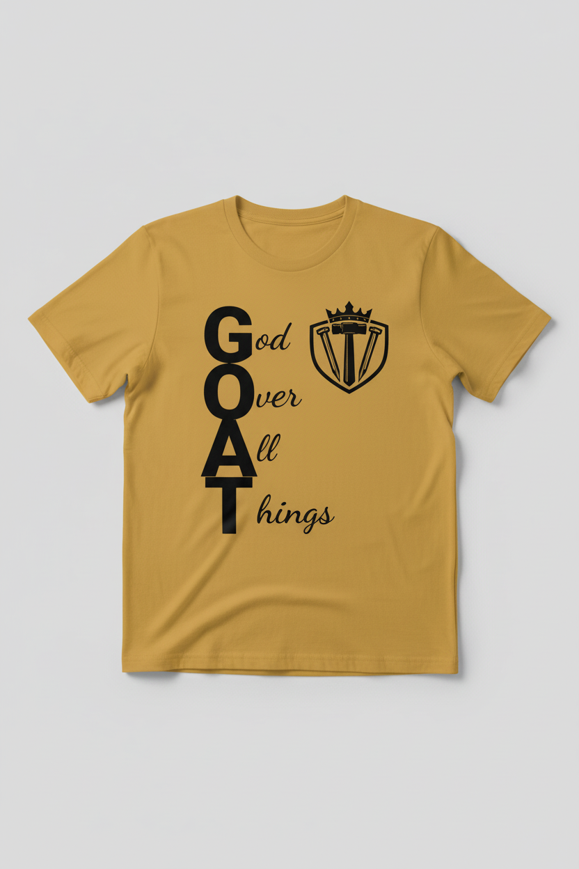 GOAT Gold T-Shirt Mockup