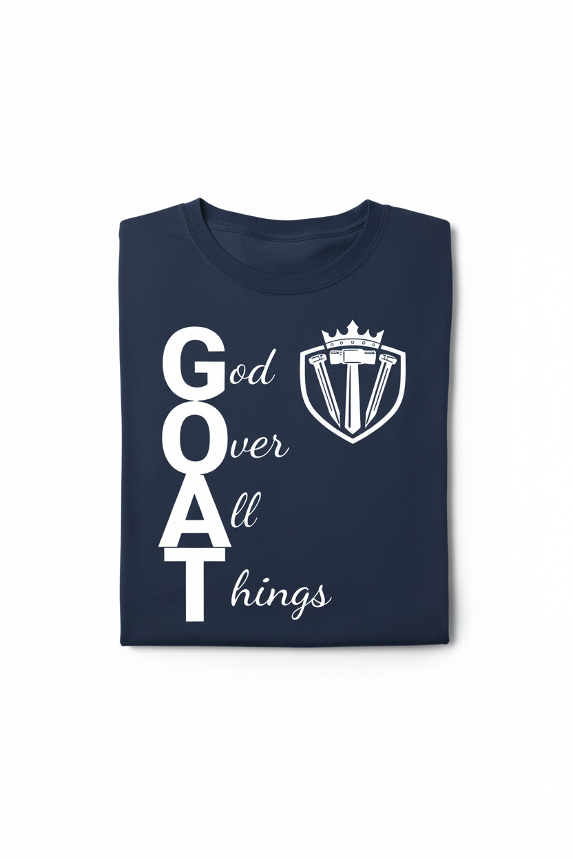GOAT Navy T-Shirt Mockup