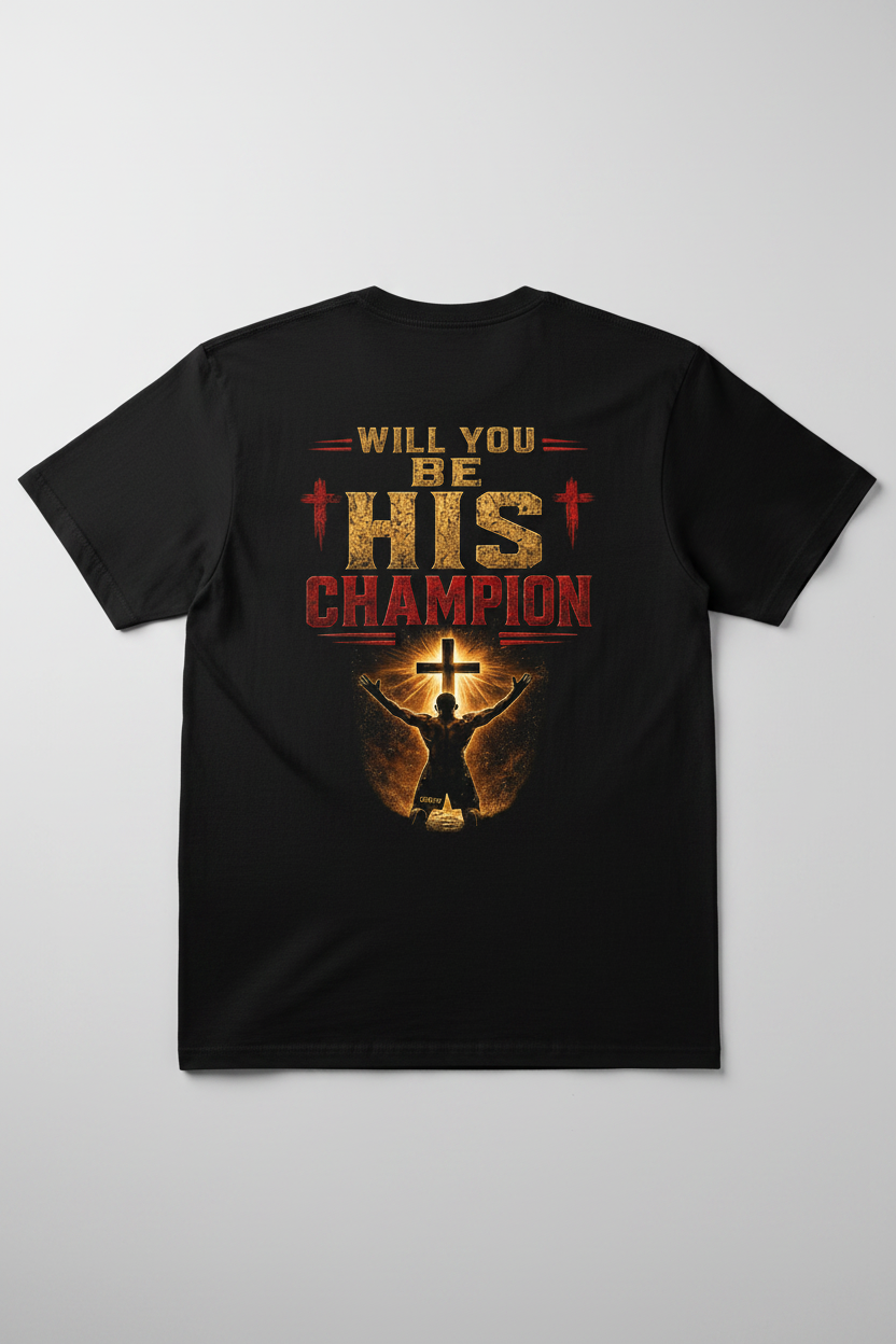 Will You Be His Champion - Alternate Back Design