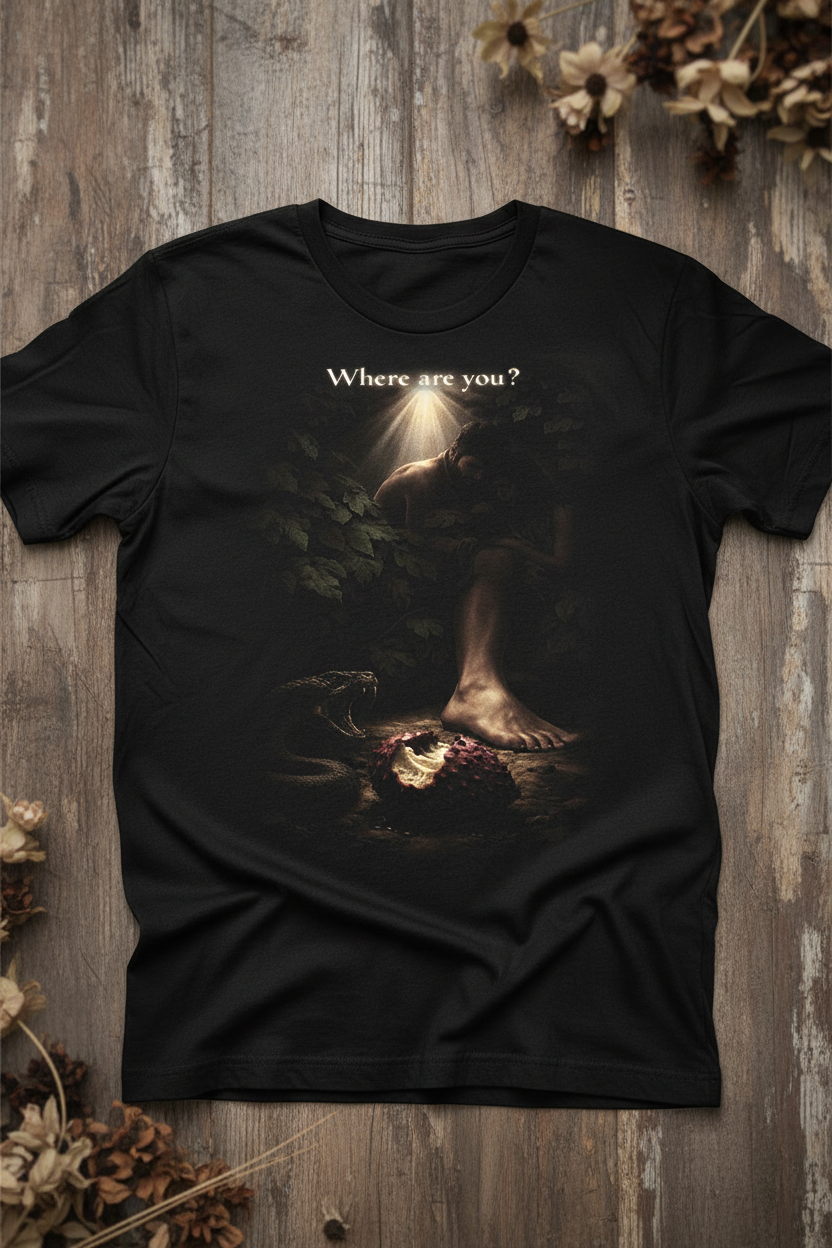 Where Are You? T-Shirt Mockup