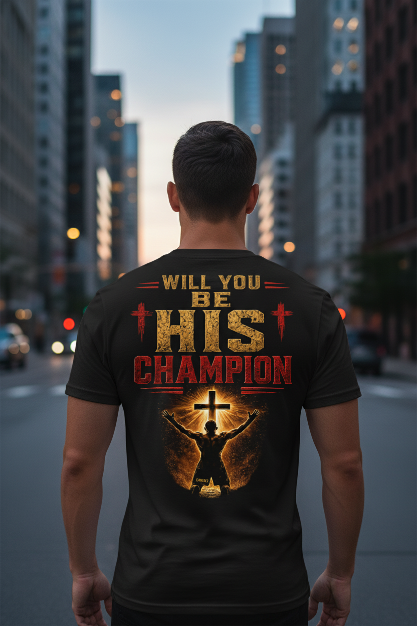 Will You Be His Champion - Male Urban Back